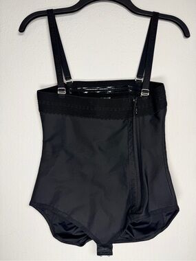 Ann Chery Black Powernet Faja Bodysuit Compression Shapewear Size XXL Columbia